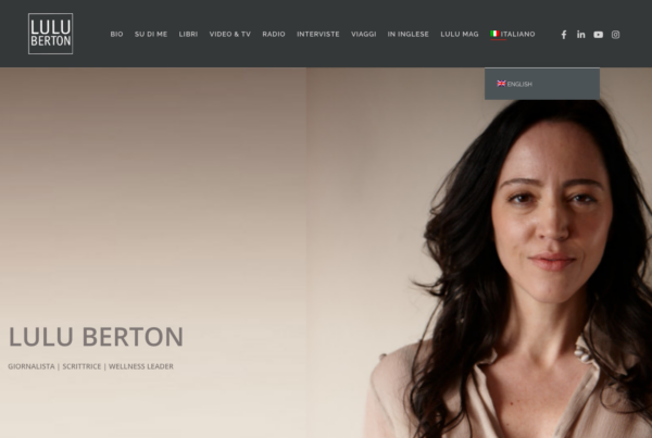 home page del sito luluberton.com